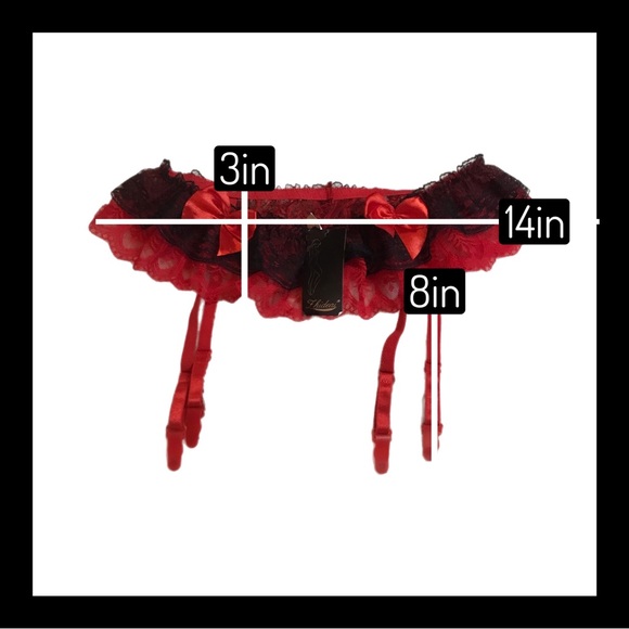 NWT Fhideai Women’s Garter Belt Intimate And Sleepwear Red | Size - Multi - Picture 2 of 9